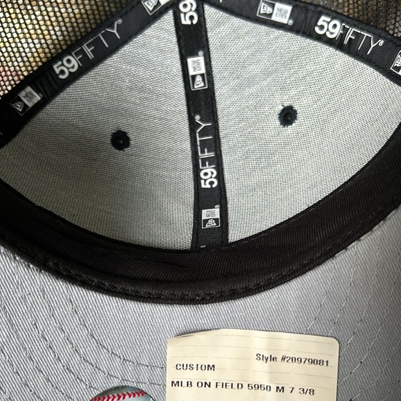 Atlanta Braves Custom fitted hat 7 3/8 - Picture 5 of 6